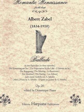 Zabel - Ballade, op. 20, ed. D. Piana