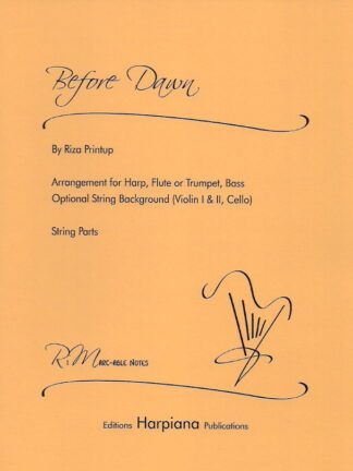 Printup - Before Dawn, for harp, flute or trumpet, bass and strings