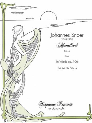 Snoer - Abendlied, from Im Walde (in the Forest), op. 106, No. 5