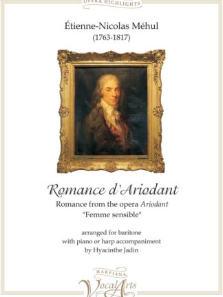 Méhul - Romance d’Ariodant, for baritone and piano or harp