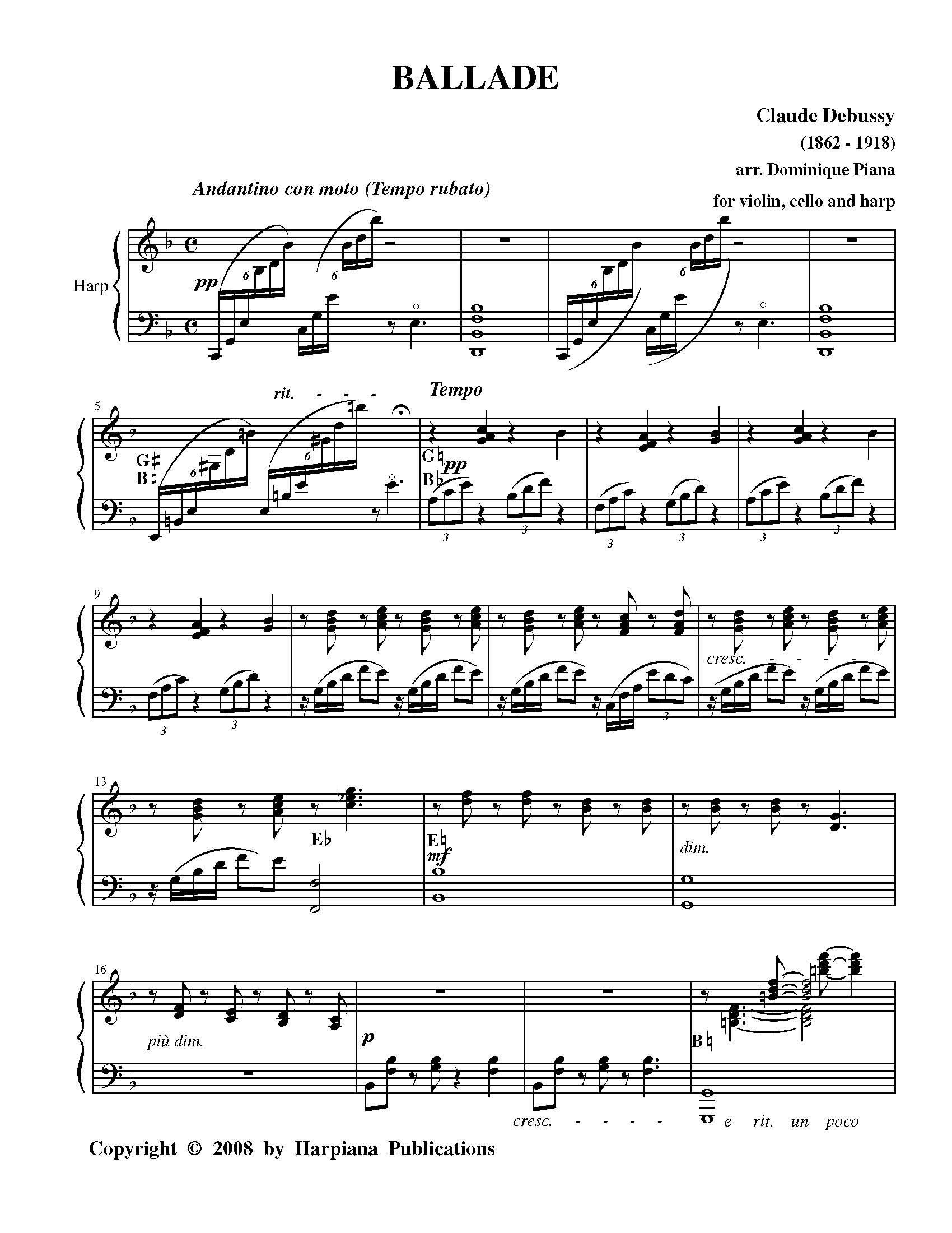 Debussy-Ballade