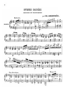 Oberthur Hymnes Sacrees page1