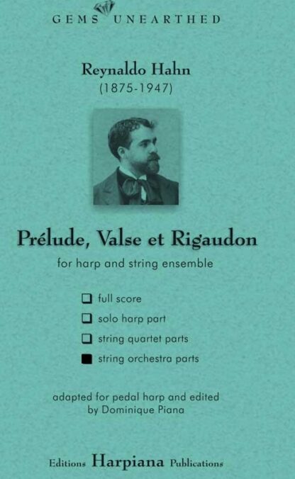 Hahn- Prelude Valse et Regaudon-string-and-orchestra-parts