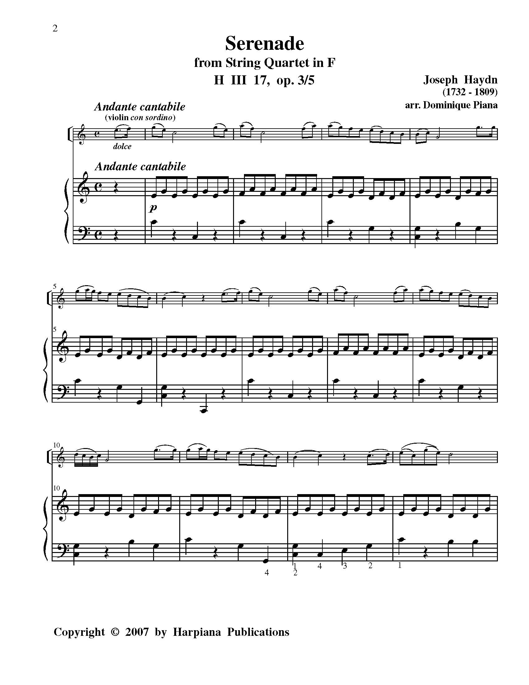 Haydn-Serenade-score-sample