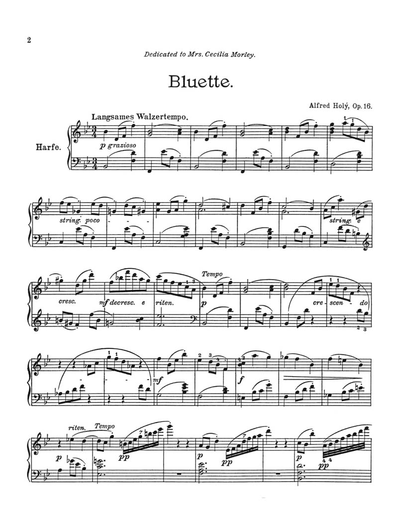Holy Bluette score page1