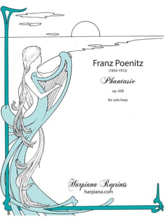 Poenitz - Phantasie for solo harp op. 45B