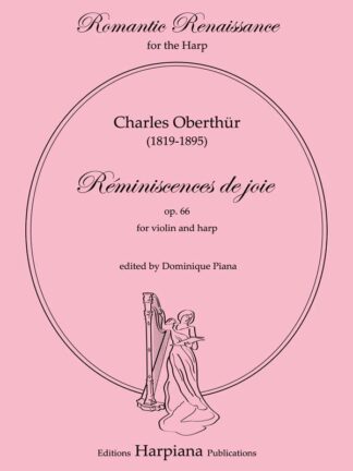Oberthür - Réminiscences de joie, op. 66, for violin and harp