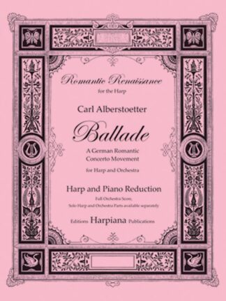 Alberstoetter - Ballade, harp and piano reduction