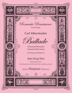 Alberstoetter- Ballade, solo harp