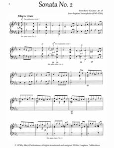 Krumpholtz Sonata 2 page