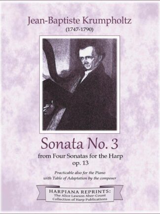 Krumpholtz - Sonata no. 3 for harp, op. 13