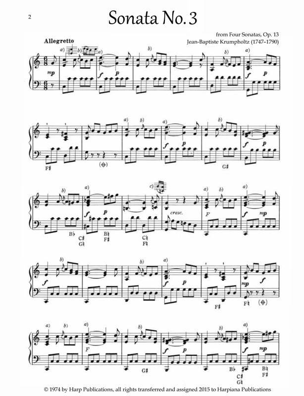 Krumpholtz Sonata 3 