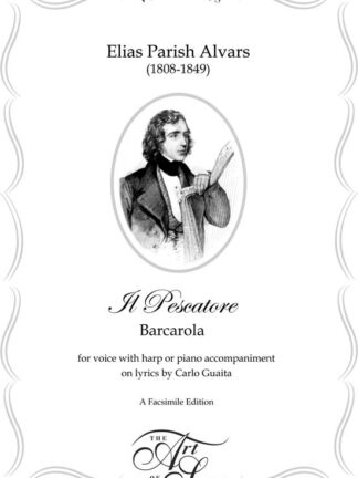 Parish Alvars, Il Pescatore, Barcarola, for voice with harp