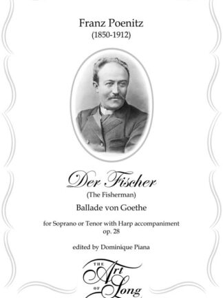 Poenitz - Der Fischer, op. 28, Ballade by Goethe for high voice and harp