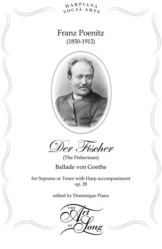 Poenitz - Der Fischer, op. 28, Ballade by Goethe for high voice and