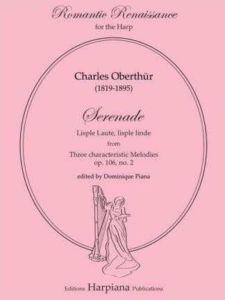 Oberthür - Serenade (Lisple Laute, lisple linde), from Three characteristic Melodies, op. 106, no. 2