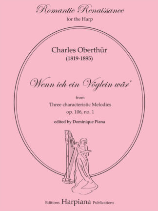 Oberthür - Wenn ich ein Vöglein wär’, from Three characteristic Melodies, op. 106, no. 1