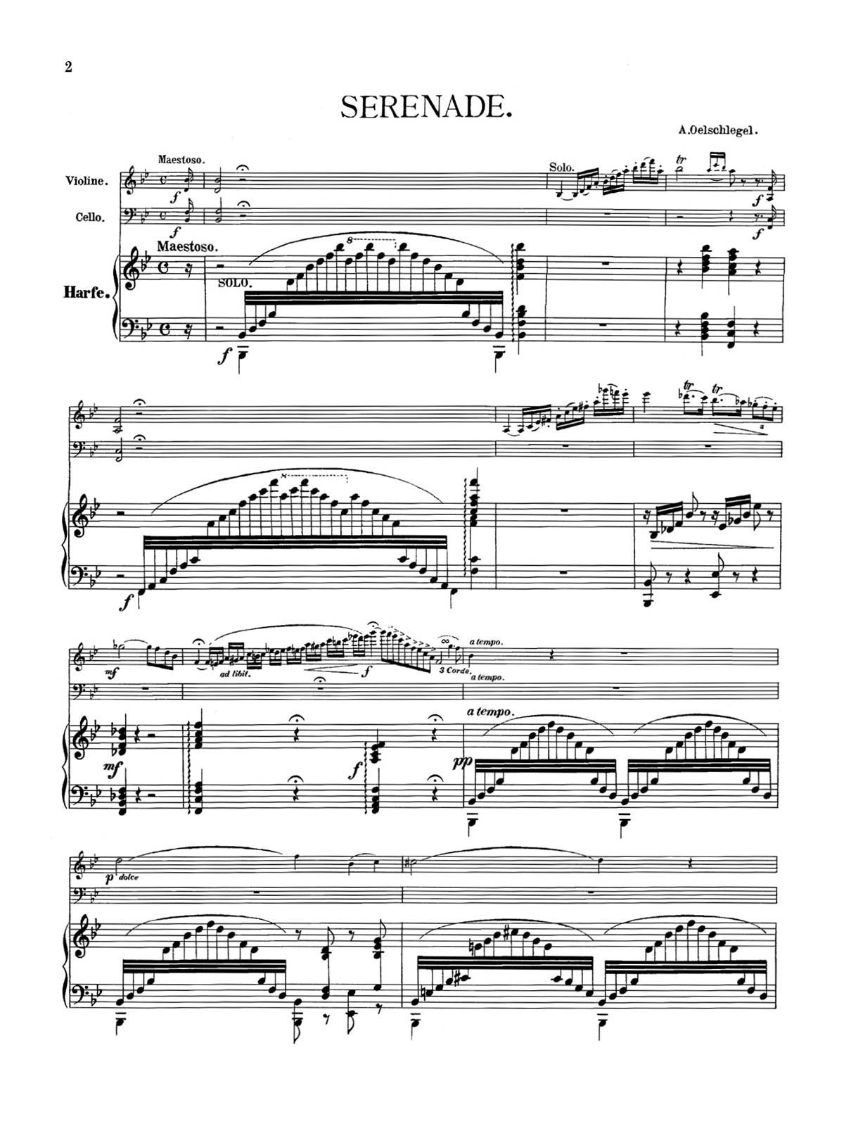 Oelschlegel Harfen Serenade Trio 1