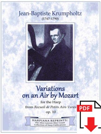 Krumpholtz Variations on an air by Mozart, digital download